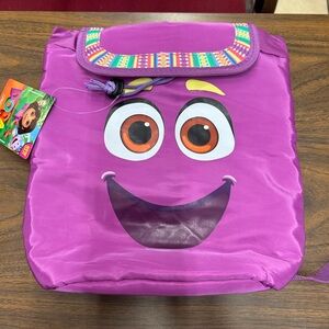 New Nickelodeon Dora the Explorer Purple Backpack Bag